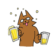 Glasses Cat! sticker #15662994