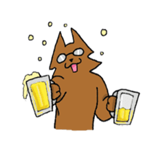 Glasses Cat! sticker #15662994