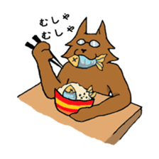 Glasses Cat! sticker #15662995