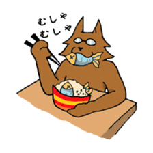 Glasses Cat! sticker #15662995