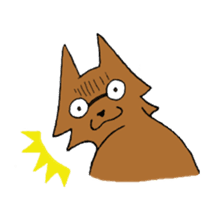 Glasses Cat! sticker #15662998