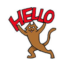 Glasses Cat! sticker #15663000