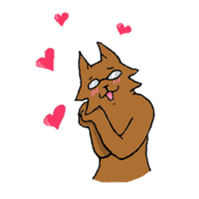 Glasses Cat! sticker #15663003