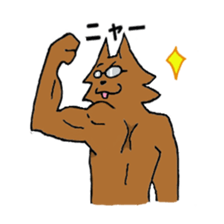 Glasses Cat! sticker #15663006