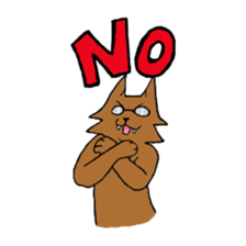 Glasses Cat! sticker #15663007