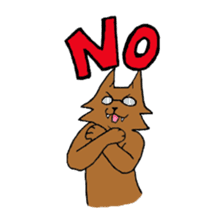 Glasses Cat! sticker #15663007