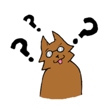 Glasses Cat! sticker #15663009