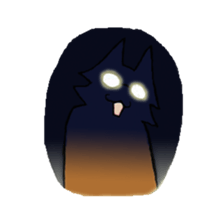 Glasses Cat! sticker #15663014