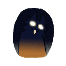 Glasses Cat! sticker #15663014