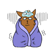 Glasses Cat! sticker #15663016