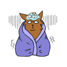 Glasses Cat! sticker #15663016