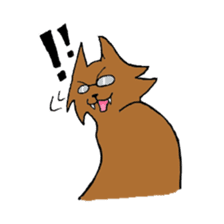 Glasses Cat! sticker #15663025
