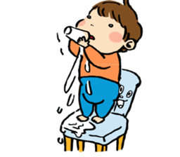 Ata 9 months to18 months kids record sticker #15663919