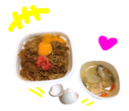 The beef bowl sticker #15667230