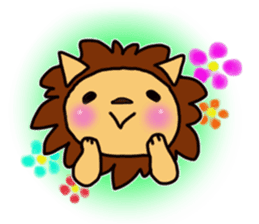 Cute LION & Rabbit STICKER sticker #15667166