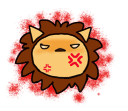 Cute LION & Rabbit STICKER sticker #15667167