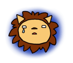 Cute LION & Rabbit STICKER sticker #15667168