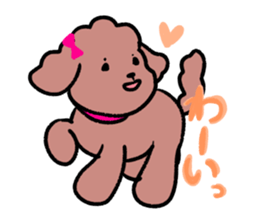 Pretty dogs sticker sticker #15668018