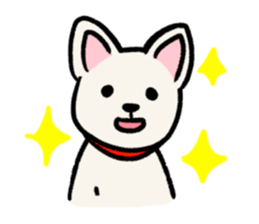 Pretty dogs sticker sticker #15668033