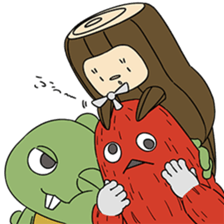 KUBBE GACHAPIN MUKKU sticker #15668331