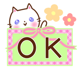A cat and rabbit 2. sticker #15668492