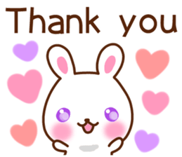 A cat and rabbit 2. sticker #15668499