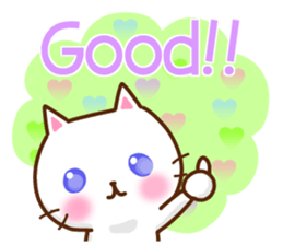 A cat and rabbit 2. sticker #15668519