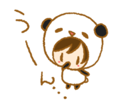 PandA's costume sticker #15669154