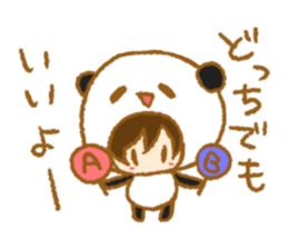 PandA's costume sticker #15669158