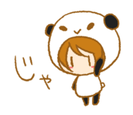 PandA's costume sticker #15669181