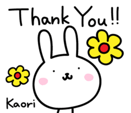 Kaori Rabbit Sticker sticker #15669886