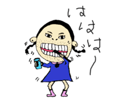 Annoyng and cute Cross dresser kuroko sticker #15670179