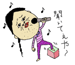 Annoyng and cute Cross dresser kuroko sticker #15670188