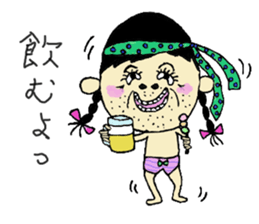 Annoyng and cute Cross dresser kuroko sticker #15670200