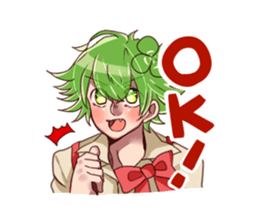 yotsuba with friend sticker #15670229