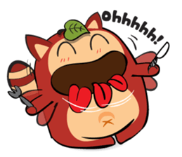 COCO - THE RED RACCOON sticker #15670493