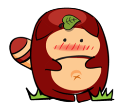 COCO - THE RED RACCOON sticker #15670494