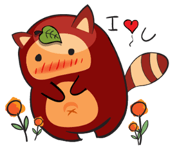 COCO - THE RED RACCOON sticker #15670495