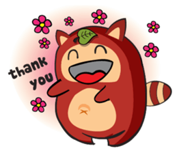 COCO - THE RED RACCOON sticker #15670498