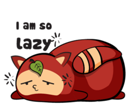 COCO - THE RED RACCOON sticker #15670503