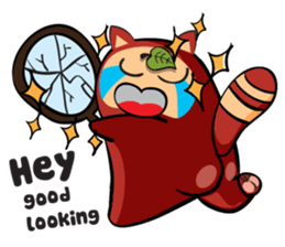 COCO - THE RED RACCOON sticker #15670504