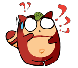 COCO - THE RED RACCOON sticker #15670506