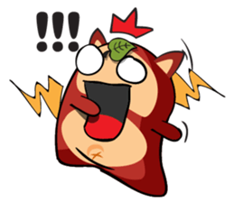 COCO - THE RED RACCOON sticker #15670507