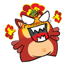 COCO - THE RED RACCOON sticker #15670508