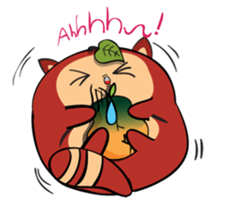 COCO - THE RED RACCOON sticker #15670510