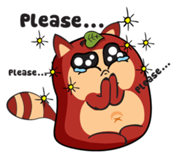 COCO - THE RED RACCOON sticker #15670511