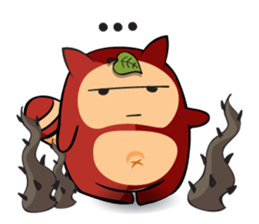 COCO - THE RED RACCOON sticker #15670512