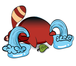 COCO - THE RED RACCOON sticker #15670514