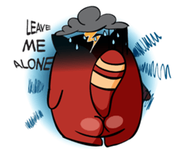 COCO - THE RED RACCOON sticker #15670517