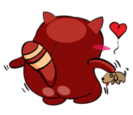 COCO - THE RED RACCOON sticker #15670520